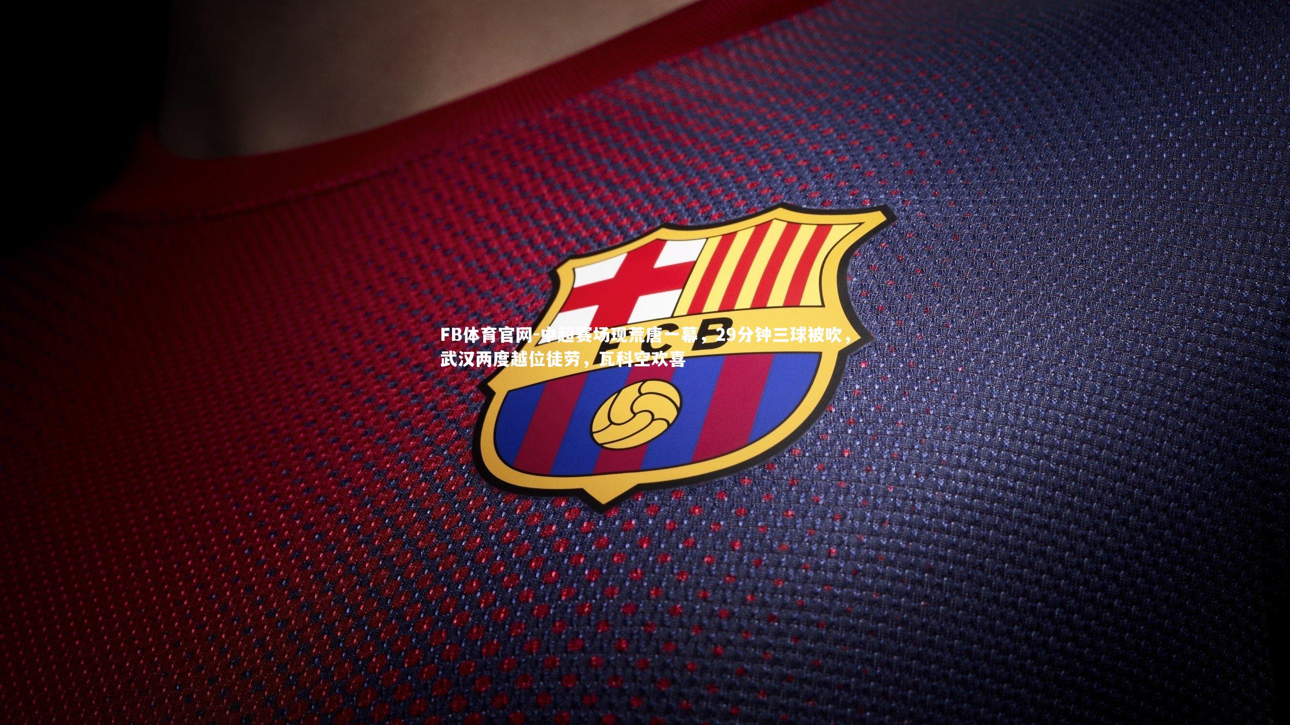 FB体育官网-中超赛场现荒唐一幕，29分钟三球被吹，武汉两度越位徒劳，瓦科空欢喜